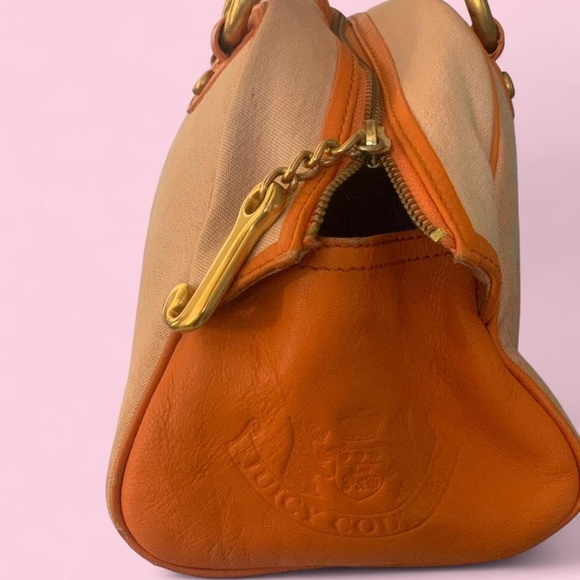 Juicy Couture Peach and Orange Satchel - Picture 4 of 7
